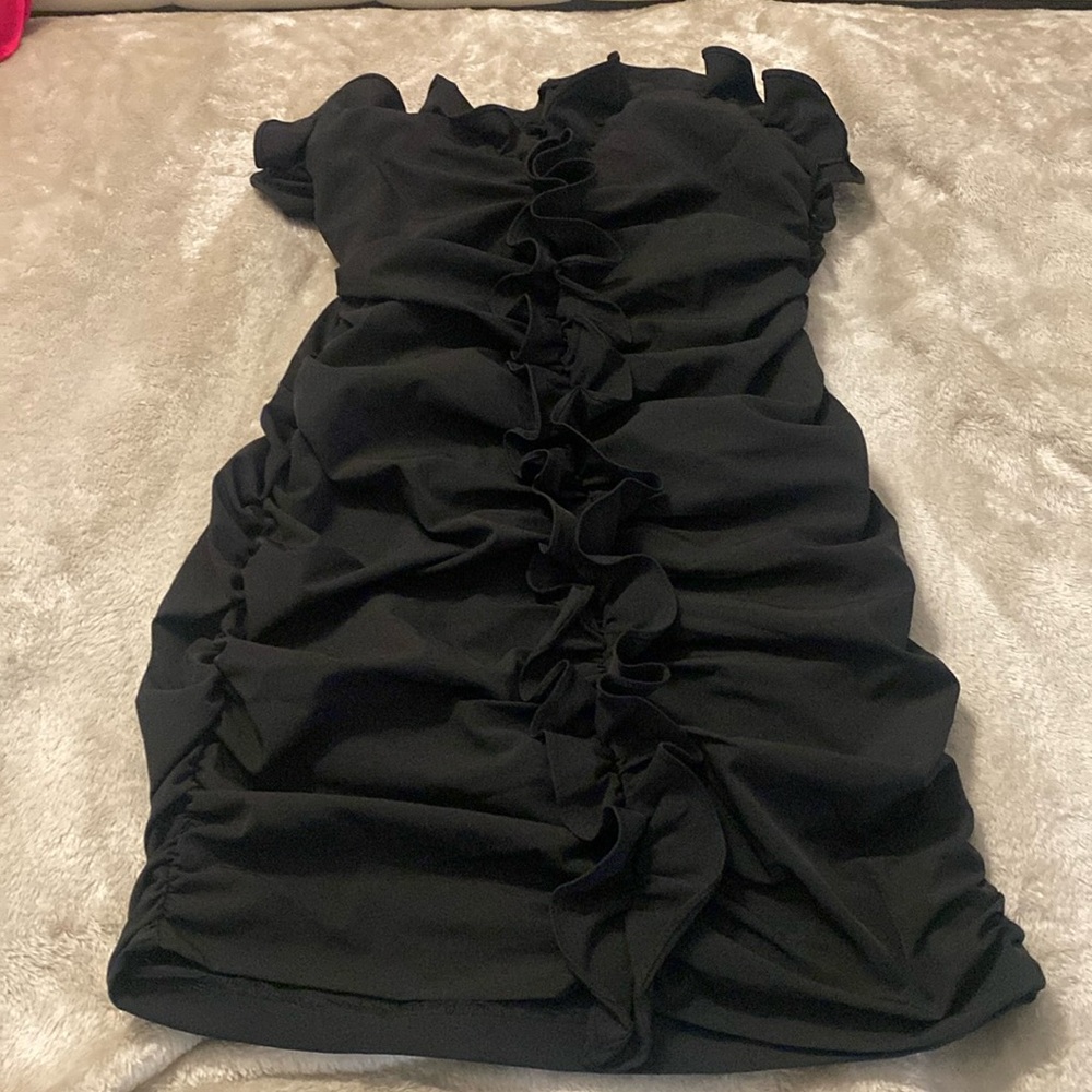 Zara Layered Black Dress